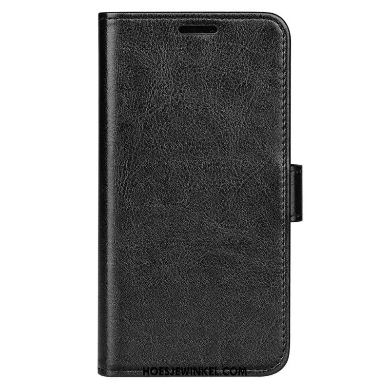 Folio-hoesje voor Samsung Galaxy S23 Ultra 5G Vintage Leereffect