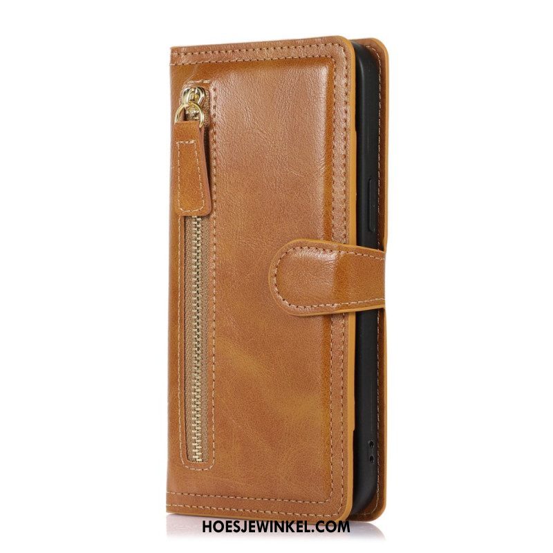 Folio-hoesje voor Samsung Galaxy S23 Ultra 5G Vintage Portemonnee