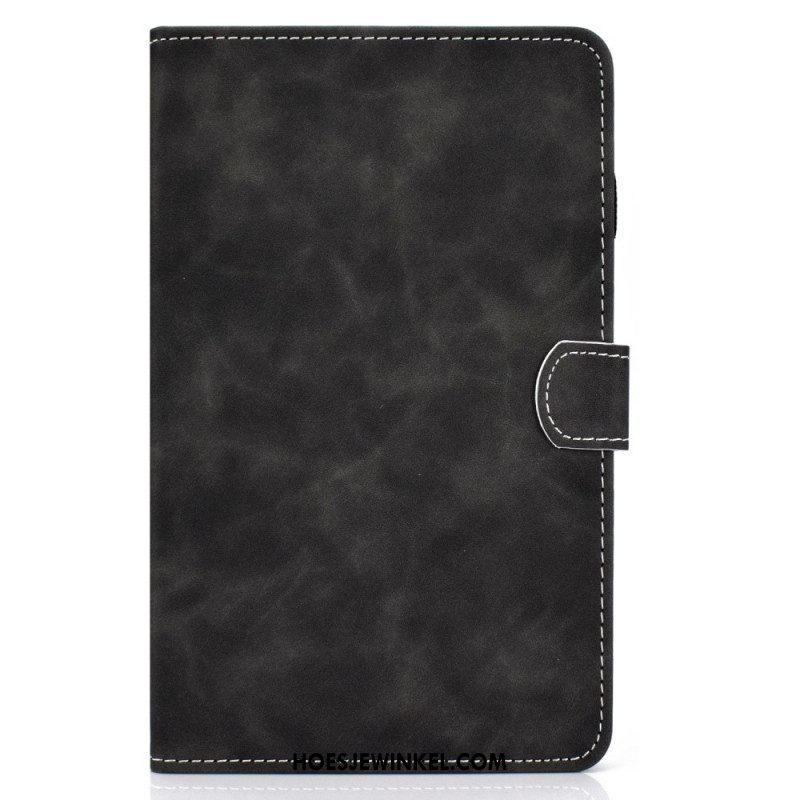 Folio-hoesje voor Samsung Galaxy Tab A8 (2021) Vintage Design Leereffect