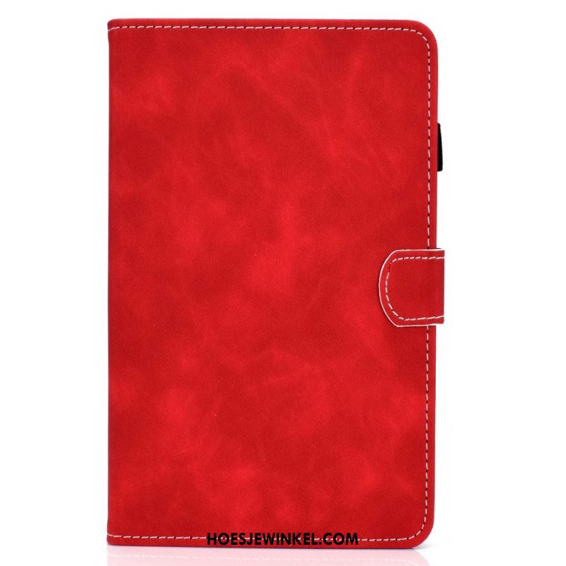 Folio-hoesje voor Samsung Galaxy Tab A8 (2021) Vintage Design Leereffect