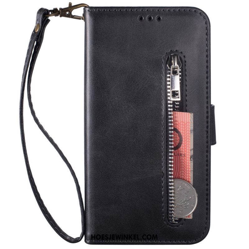 Folio-hoesje voor Samsung Galaxy Z Fold 3 5G Portemonnee Met Lanyard