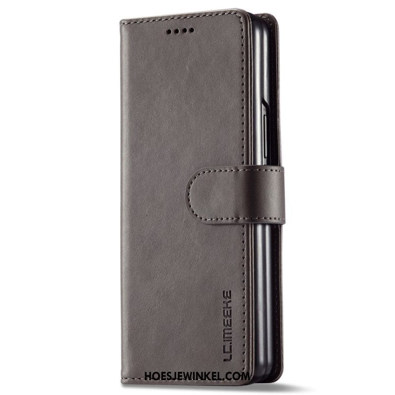 Folio-hoesje voor Samsung Galaxy Z Fold 4 Lc. Imeeke Klassiek Kunstleer