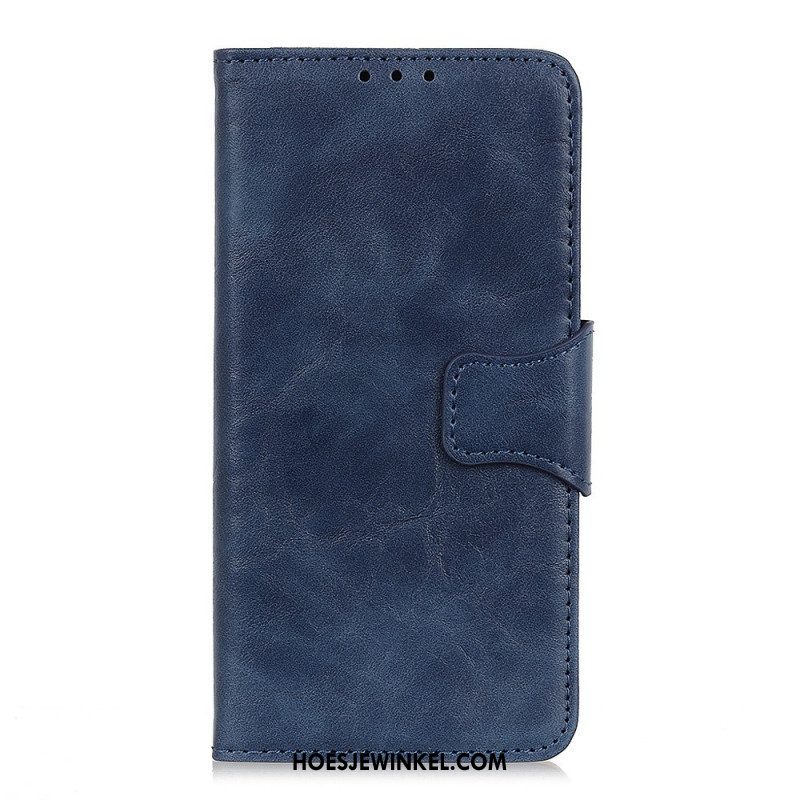 Folio-hoesje voor Sony Xperia 1 IV Gespleten Lederen Vintage Sluiting