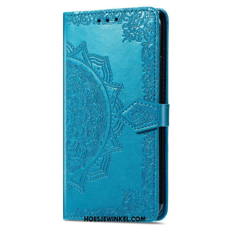 Folio-hoesje voor Sony Xperia 1 IV Mandala Zon Met Lanyard