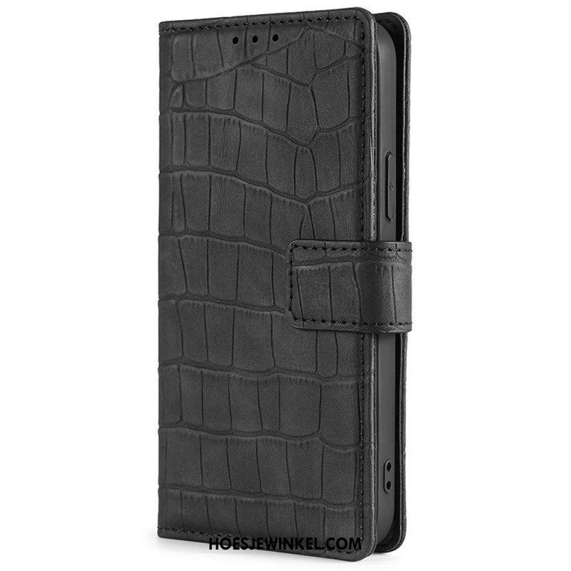 Folio-hoesje voor Sony Xperia 10 IV Krokodillenhuidstijl