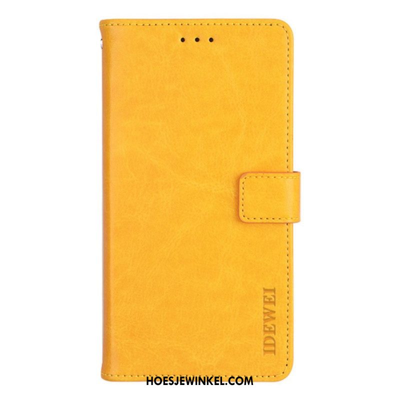 Folio-hoesje voor Xiaomi 12 / 12X Imitatieleer Idewei