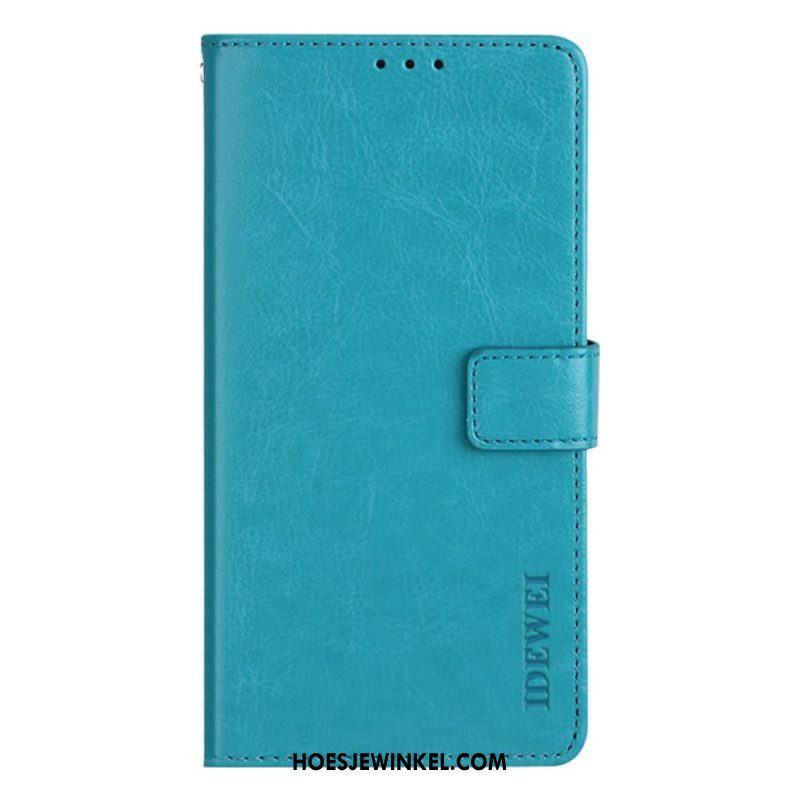 Folio-hoesje voor Xiaomi 12 / 12X Imitatieleer Idewei