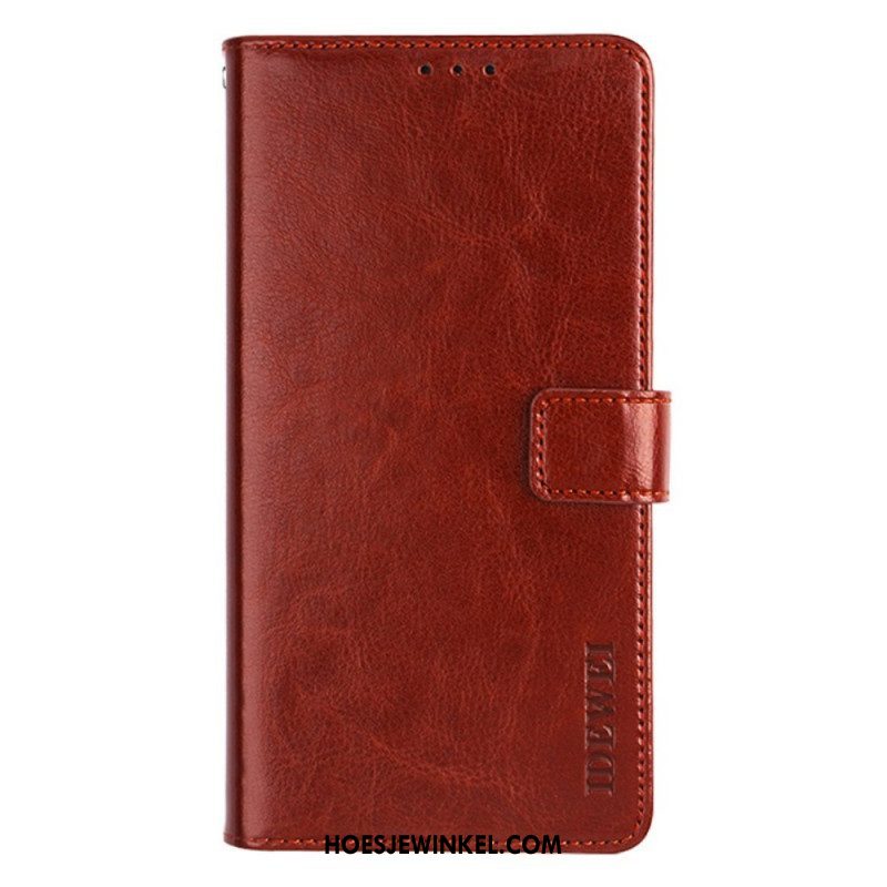 Folio-hoesje voor Xiaomi 12 / 12X Imitatieleer Idewei