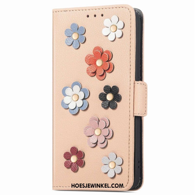 Folio-hoesje voor Xiaomi 12 Lite 3d Bloemen