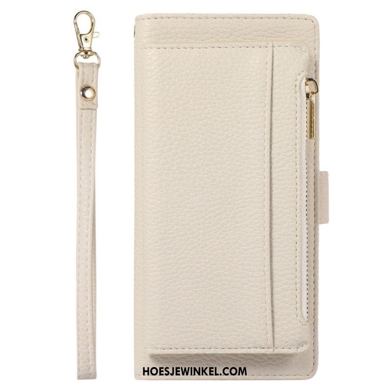 Folio-hoesje voor Xiaomi 12 Lite Portemonnee Leren Afneembare Portemonnee En Lanyard