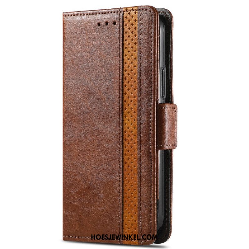 Folio-hoesje voor Xiaomi 12 Pro Tweekleurige Dubbele Sluiting