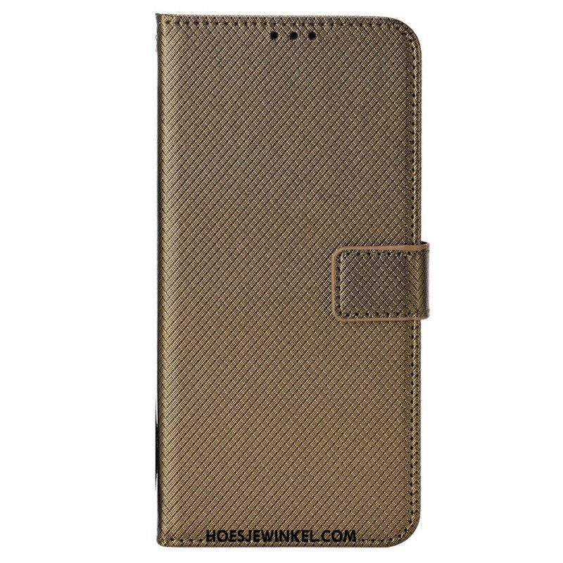 Folio-hoesje voor Xiaomi 12T / 12T Pro Met Ketting Kunstleren Riem