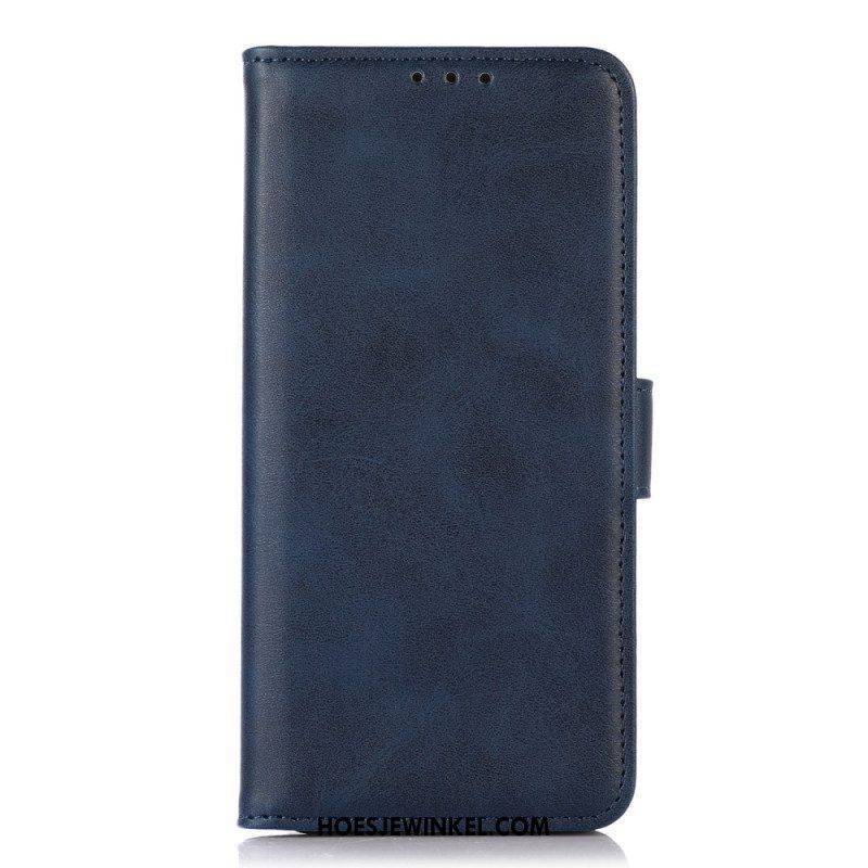 Folio-hoesje voor Xiaomi 12T / 12T Pro Soberheid Leer Effect