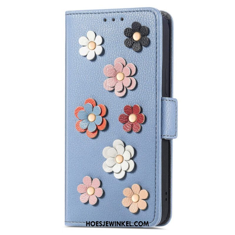 Folio-hoesje voor Xiaomi 13 Decoratieve Bloemen