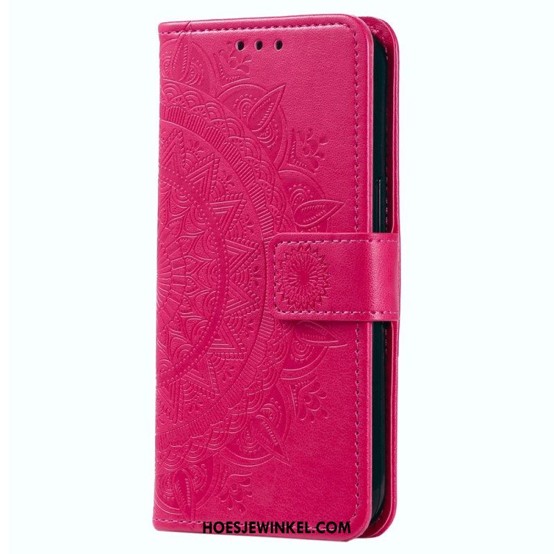 Folio-hoesje voor Xiaomi 13 Pro Mandala Zon Met Lanyard