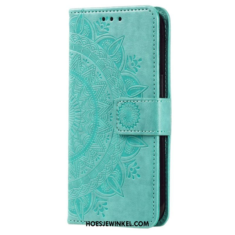 Folio-hoesje voor Xiaomi 13 Pro Mandala Zon Met Lanyard