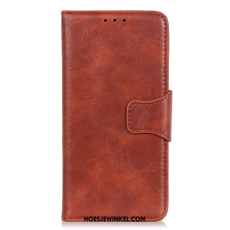 Folio-hoesje voor Xiaomi 13 Split Lederen Omkeerbare Sluiting