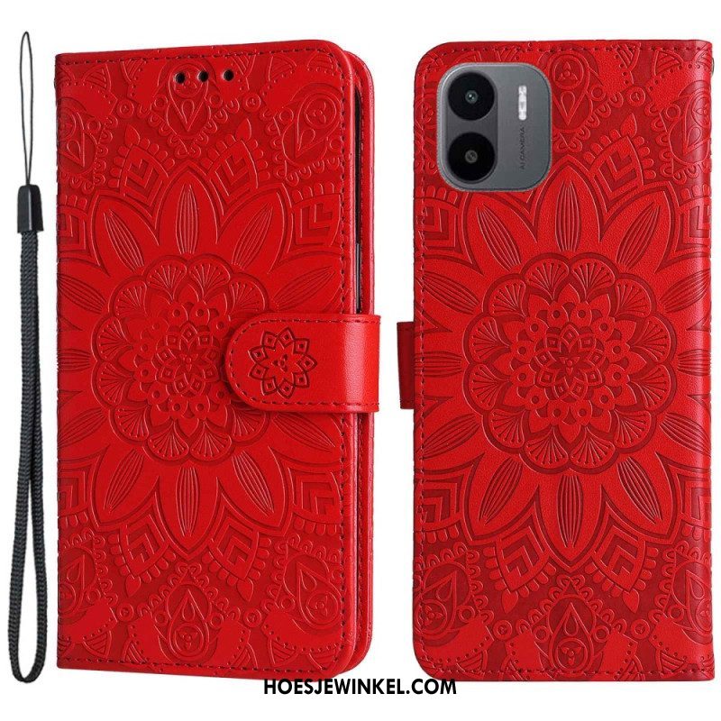 Folio-hoesje voor Xiaomi Redmi A1 Mandala-patroon