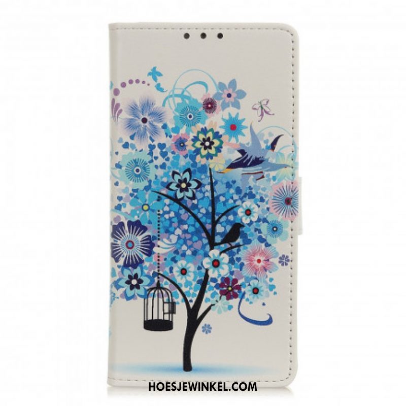 Folio-hoesje voor Xiaomi Redmi Note 10 / 10S Bloeiende Boom