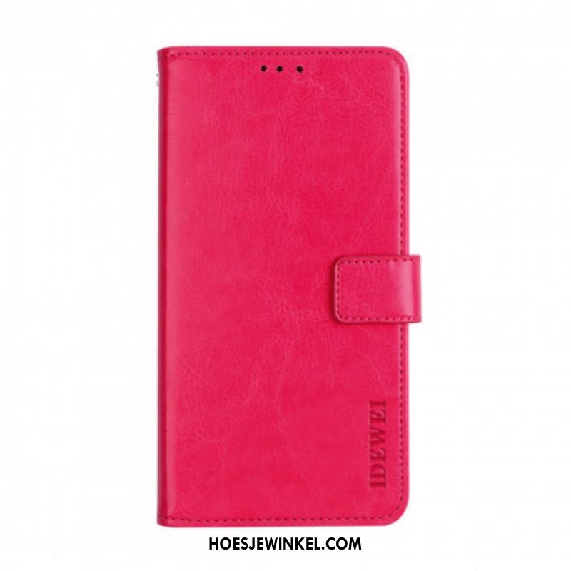 Folio-hoesje voor Xiaomi Redmi Note 10 / 10S Imitatieleer Idewei