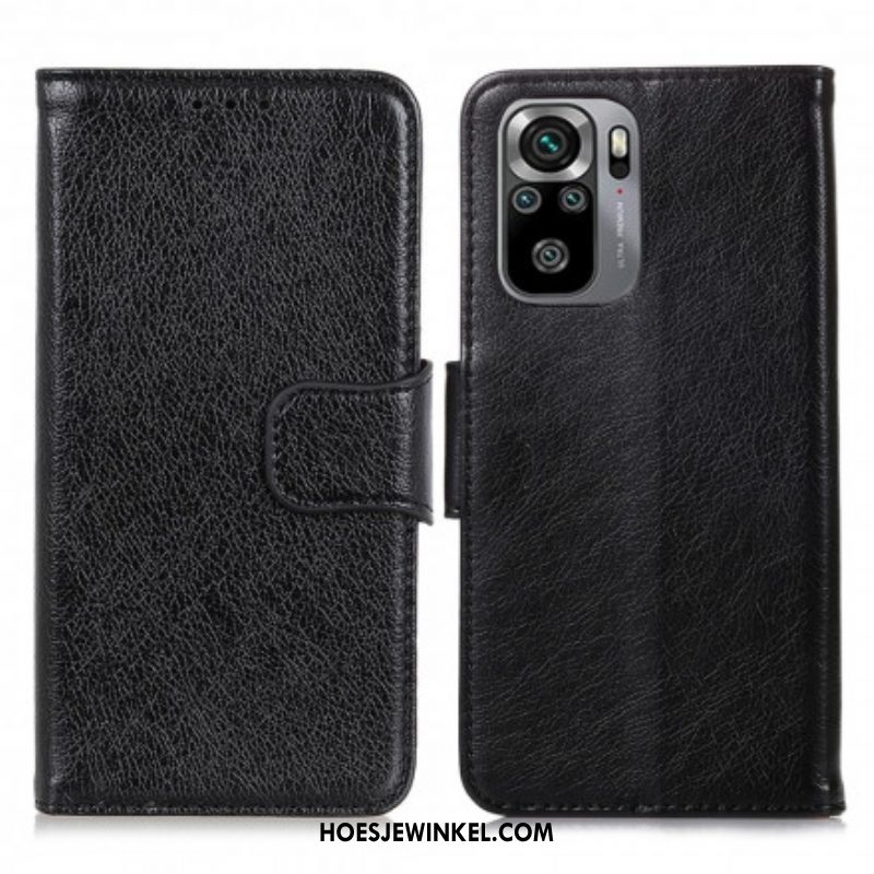 Folio-hoesje voor Xiaomi Redmi Note 10 / 10S Splitnappaleer