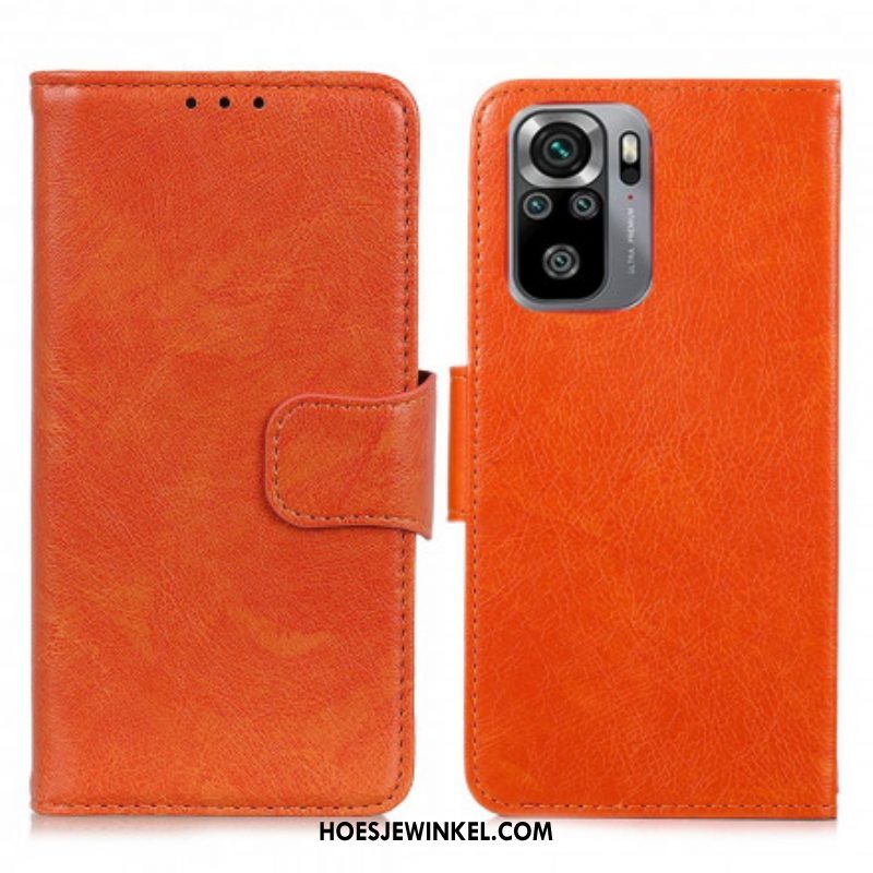 Folio-hoesje voor Xiaomi Redmi Note 10 / 10S Splitnappaleer