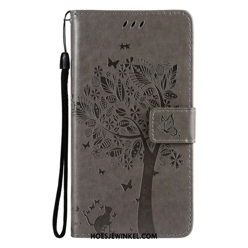 Folio-hoesje voor Xiaomi Redmi Note 10 5G Met Ketting Lanyard Dagdroom