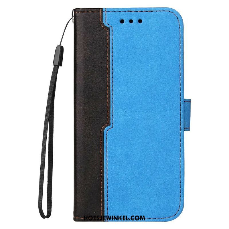 Folio-hoesje voor Xiaomi Redmi Note 10 5G Twee Toon