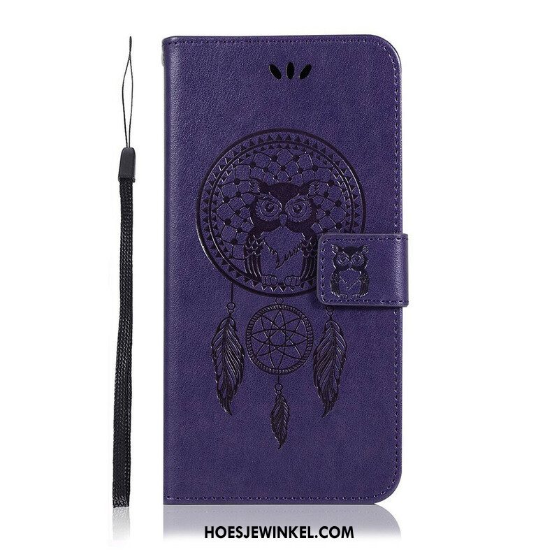 Folio-hoesje voor Xiaomi Redmi Note 10 5G Uil Dromenvanger