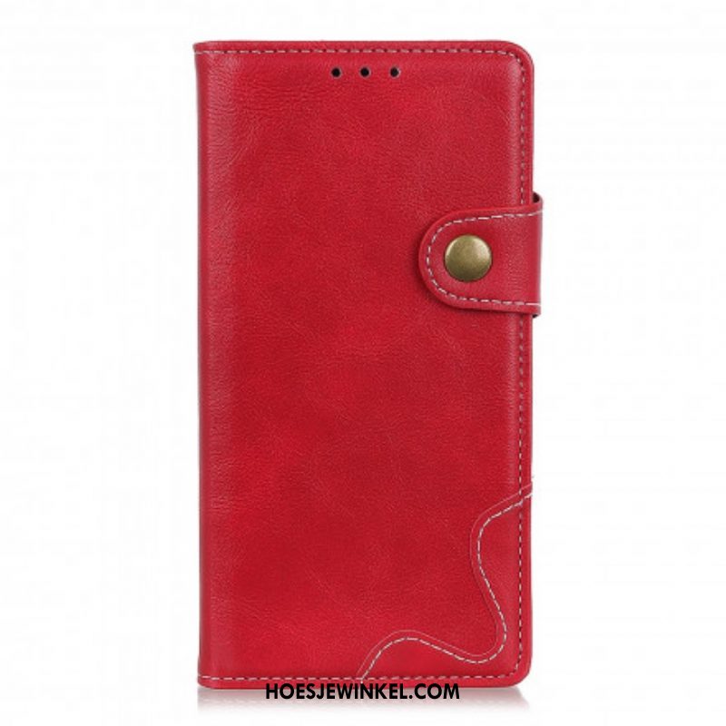 Folio-hoesje voor Xiaomi Redmi Note 10 Pro Artistieke Naaiknop