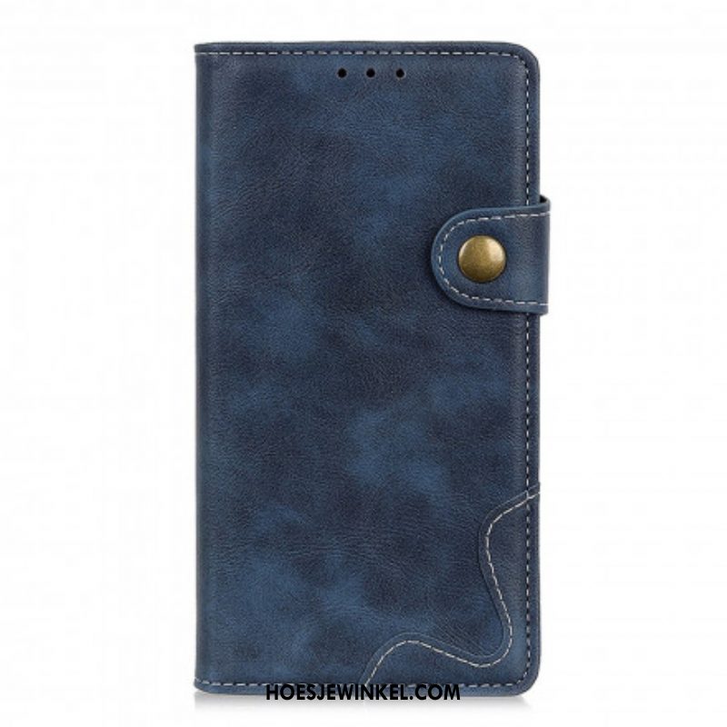 Folio-hoesje voor Xiaomi Redmi Note 10 Pro Artistieke Naaiknop