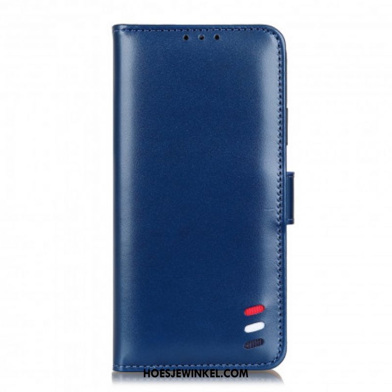 Folio-hoesje voor Xiaomi Redmi Note 10 Pro Driekleurig Leereffect