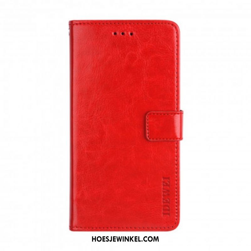 Folio-hoesje voor Xiaomi Redmi Note 10 Pro Imitatieleer Idewei