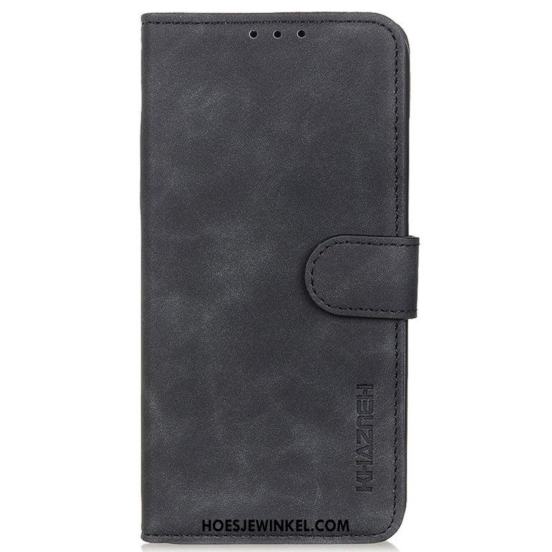 Folio-hoesje voor Xiaomi Redmi Note 11 / 11S Khazneh Vintage Leereffect