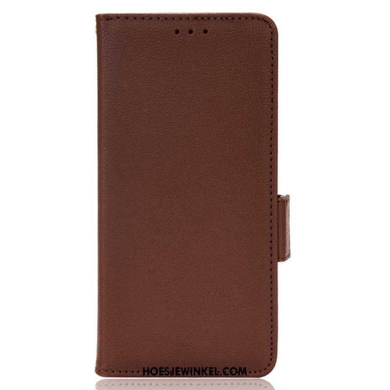 Folio-hoesje voor Xiaomi Redmi Note 11 / 11S Lychee-textuur