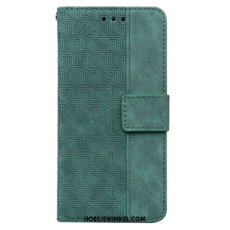 Folio-hoesje voor Xiaomi Redmi Note 11 / 11S Met Ketting Patroon Met Bandjes