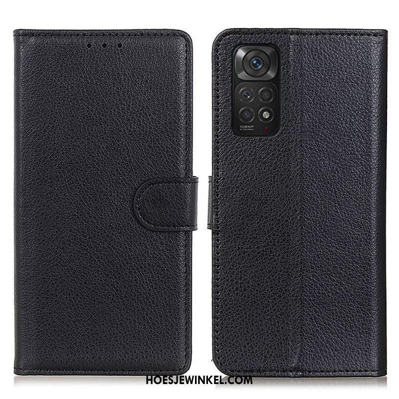 Folio-hoesje voor Xiaomi Redmi Note 11 / 11S Traditioneel Lychee