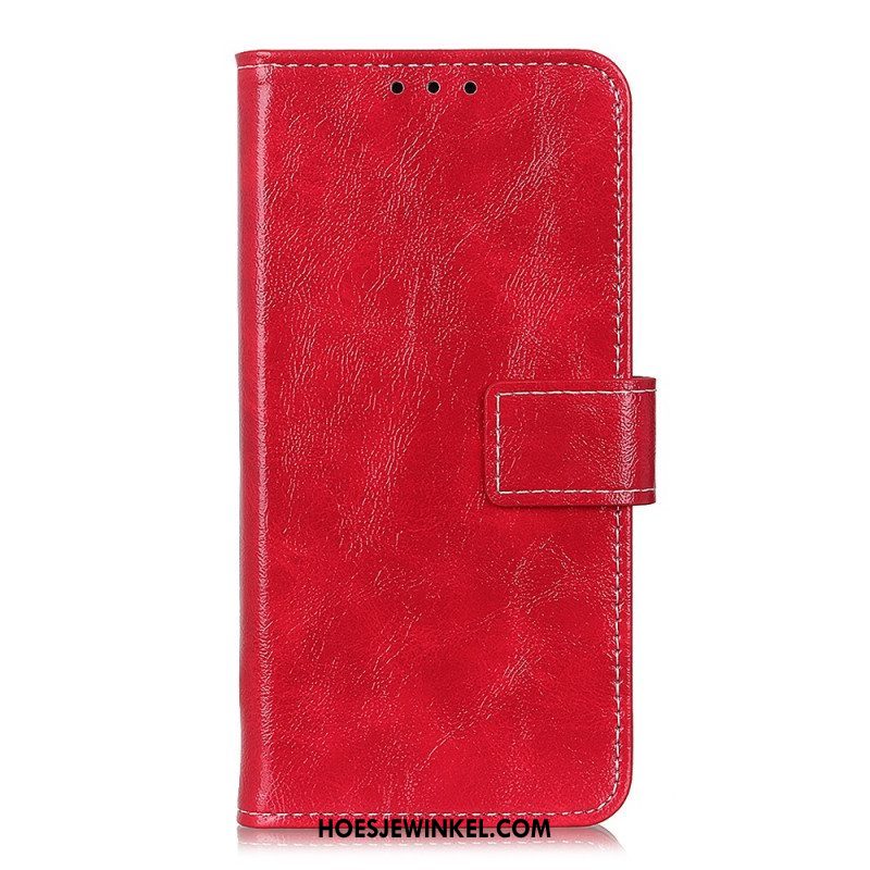 Folio-hoesje voor Xiaomi Redmi Note 11 Pro / 11 Pro 5G Glanzende En Zichtbare Naden