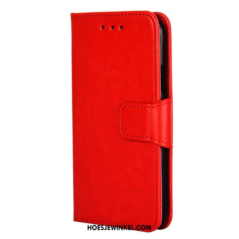 Folio-hoesje voor Xiaomi Redmi Note 11 Pro / 11 Pro 5G Retro Kunstleer