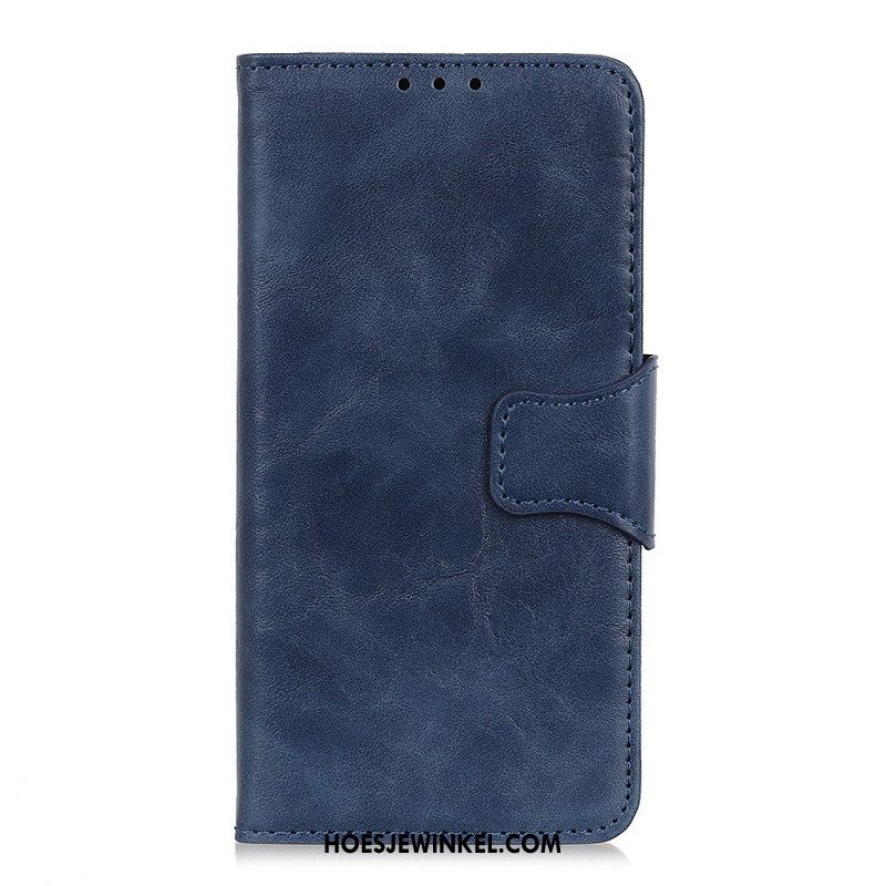 Folio-hoesje voor Xiaomi Redmi Note 11 Pro / 11 Pro 5G Split Lederen Omkeerbare Sluiting