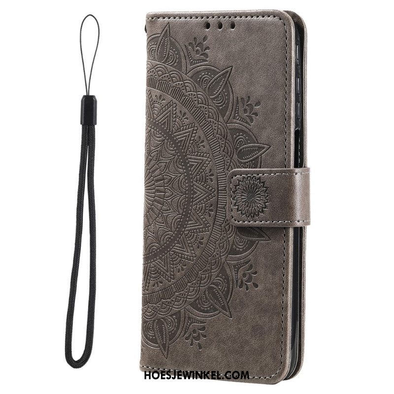 Folio-hoesje voor Xiaomi Redmi Note 11 Pro / 11 Pro 5G Zon Mandala