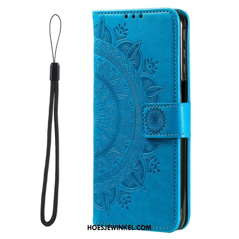 Folio-hoesje voor Xiaomi Redmi Note 11 Pro / 11 Pro 5G Zon Mandala