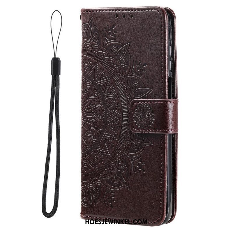 Folio-hoesje voor Xiaomi Redmi Note 11 Pro / 11 Pro 5G Zon Mandala