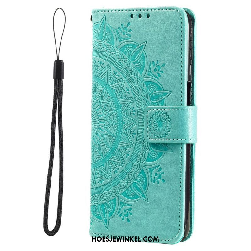 Folio-hoesje voor Xiaomi Redmi Note 11 Pro / 11 Pro 5G Zon Mandala