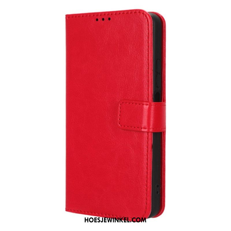 Folio-hoesje voor Xiaomi Redmi Note 12 4G Flitsend Kunstleer