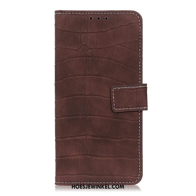 Folio-hoesje voor Xiaomi Redmi Note 12 4G Krokodil