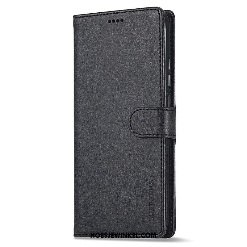 Folio-hoesje voor Xiaomi Redmi Note 12 4G Ledereffect Lc.imeeke