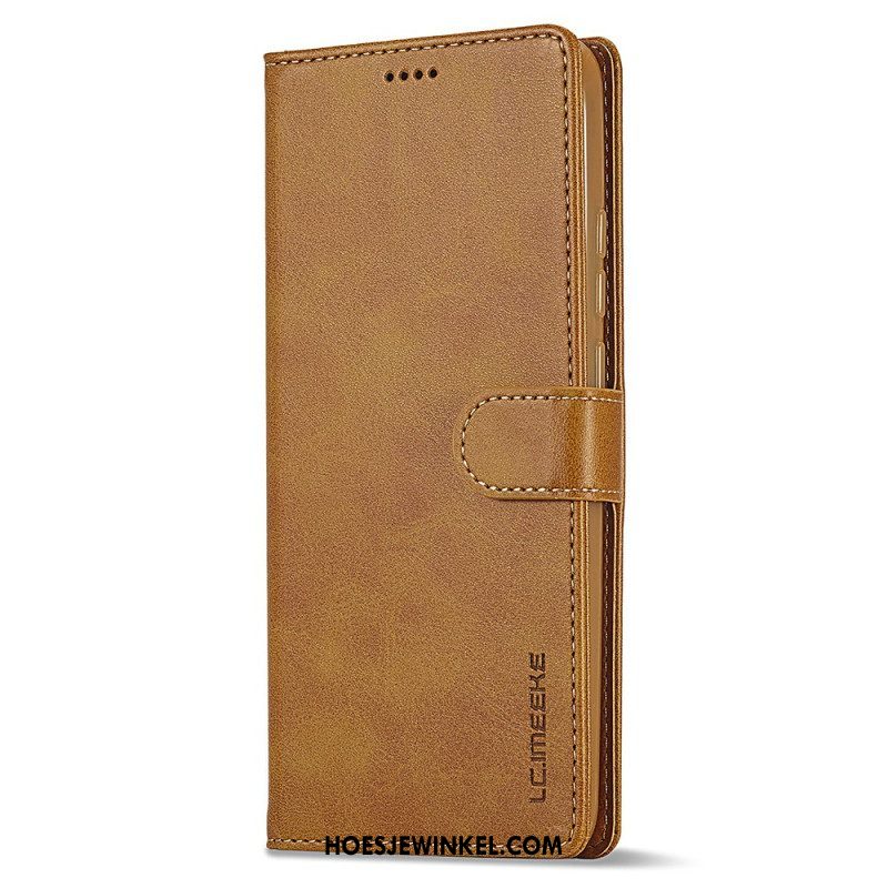 Folio-hoesje voor Xiaomi Redmi Note 12 4G Ledereffect Lc.imeeke