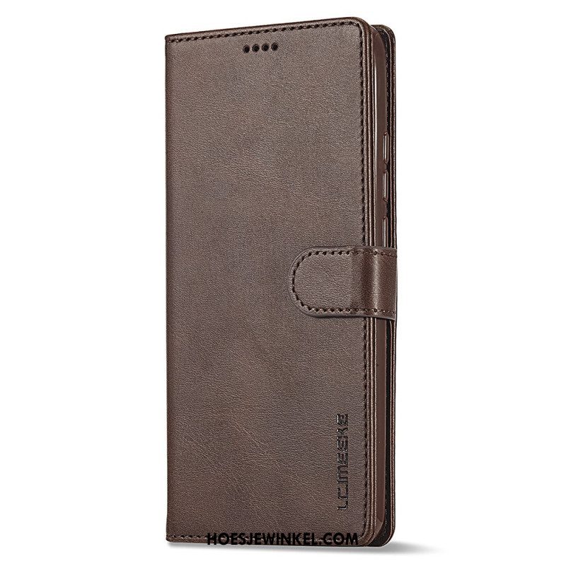 Folio-hoesje voor Xiaomi Redmi Note 12 4G Ledereffect Lc.imeeke