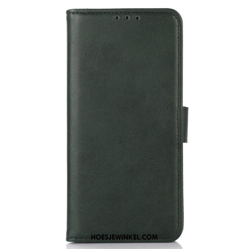 Folio-hoesje voor Xiaomi Redmi Note 12 4G Leer-effect